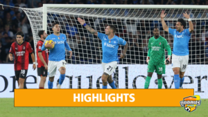 Read more about the article ไฮไลท์ฟุตบอล กัลโช่ เซเรียอา นาโปลี 2-2 เอซี มิลาน