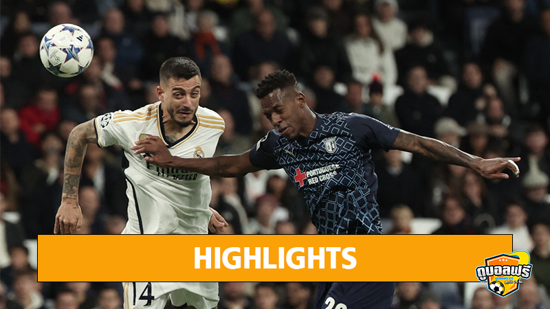 Read more about the article ไฮไลท์ฟุตบอล ยูฟ่า แชมเปี้ยนส์ลีก เรอัล มาดริด 3-0 บราก้า